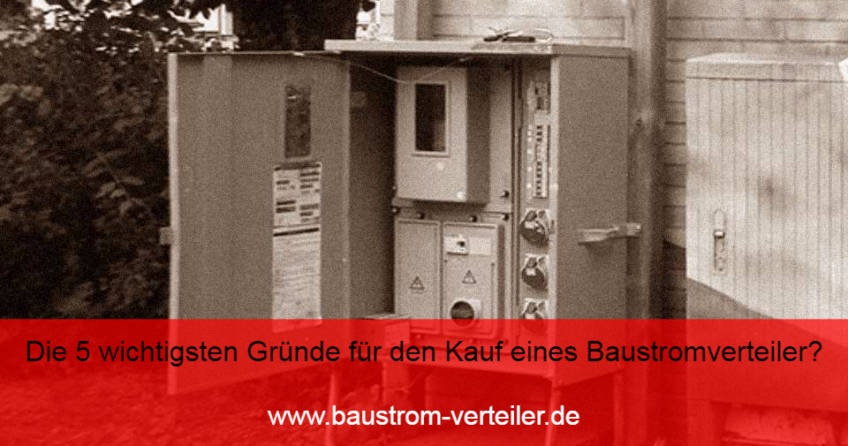 Wie viel Watt hat ein Baustromverteiler? baustrom