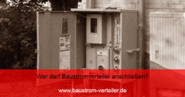 Bekommt Man Beim Baustromverteilerkauf Einen Schaltplan Baustrom Verteiler De